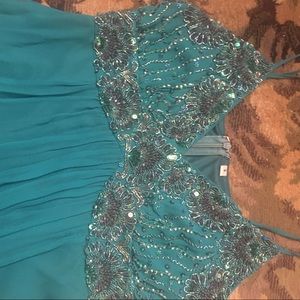 Teal dress